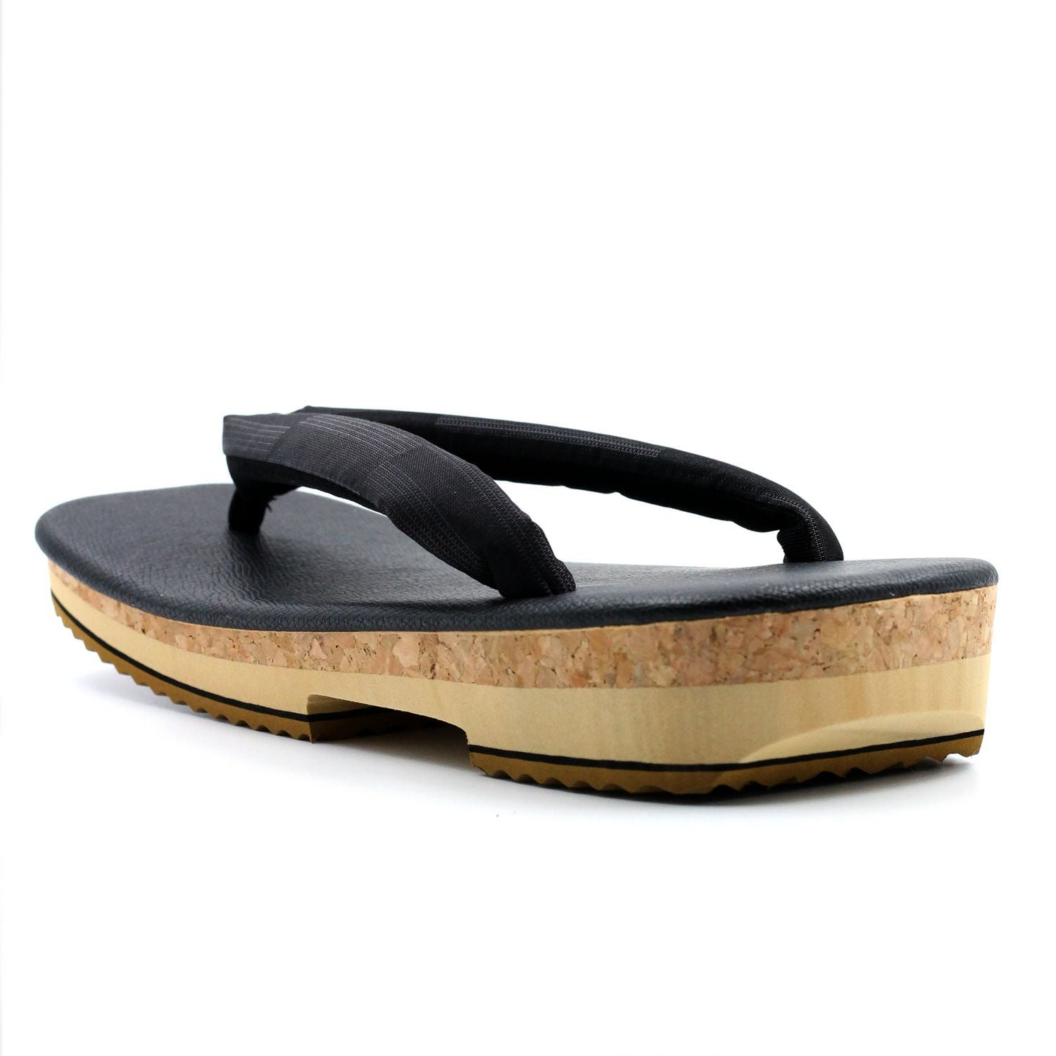 草履 メンズ ブラックEVA