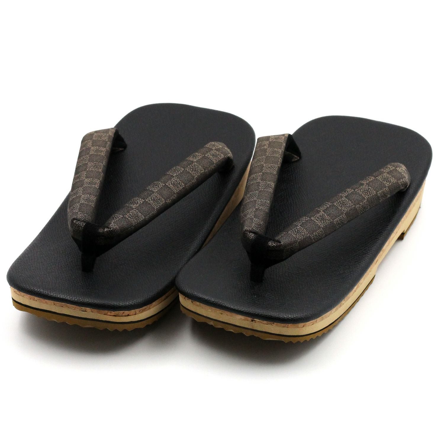 草履 メンズ ブラックEVA