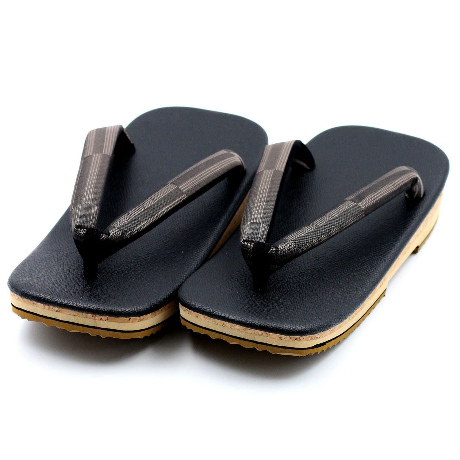 草履 メンズ ブラックEVA