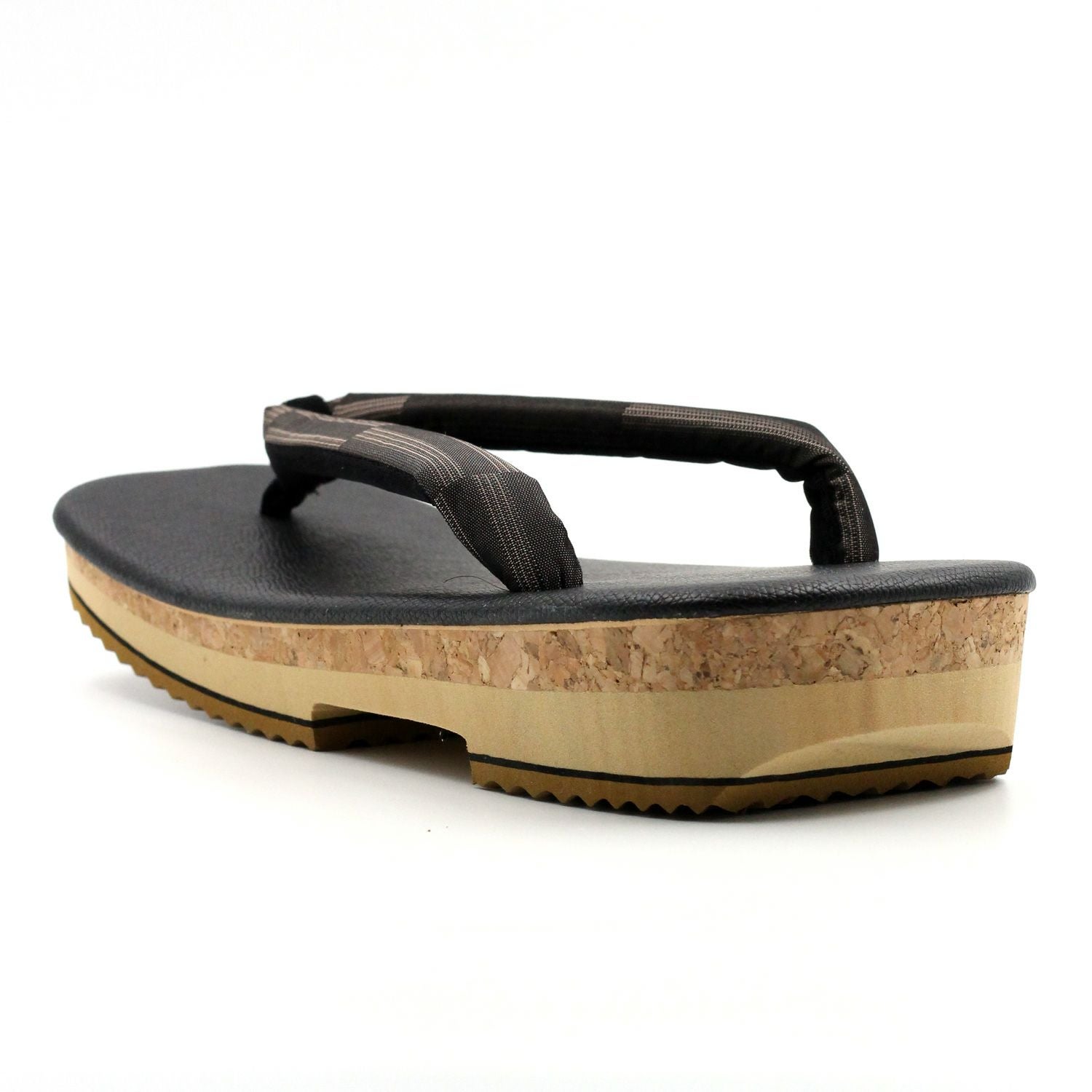 草履 メンズ ブラックEVA