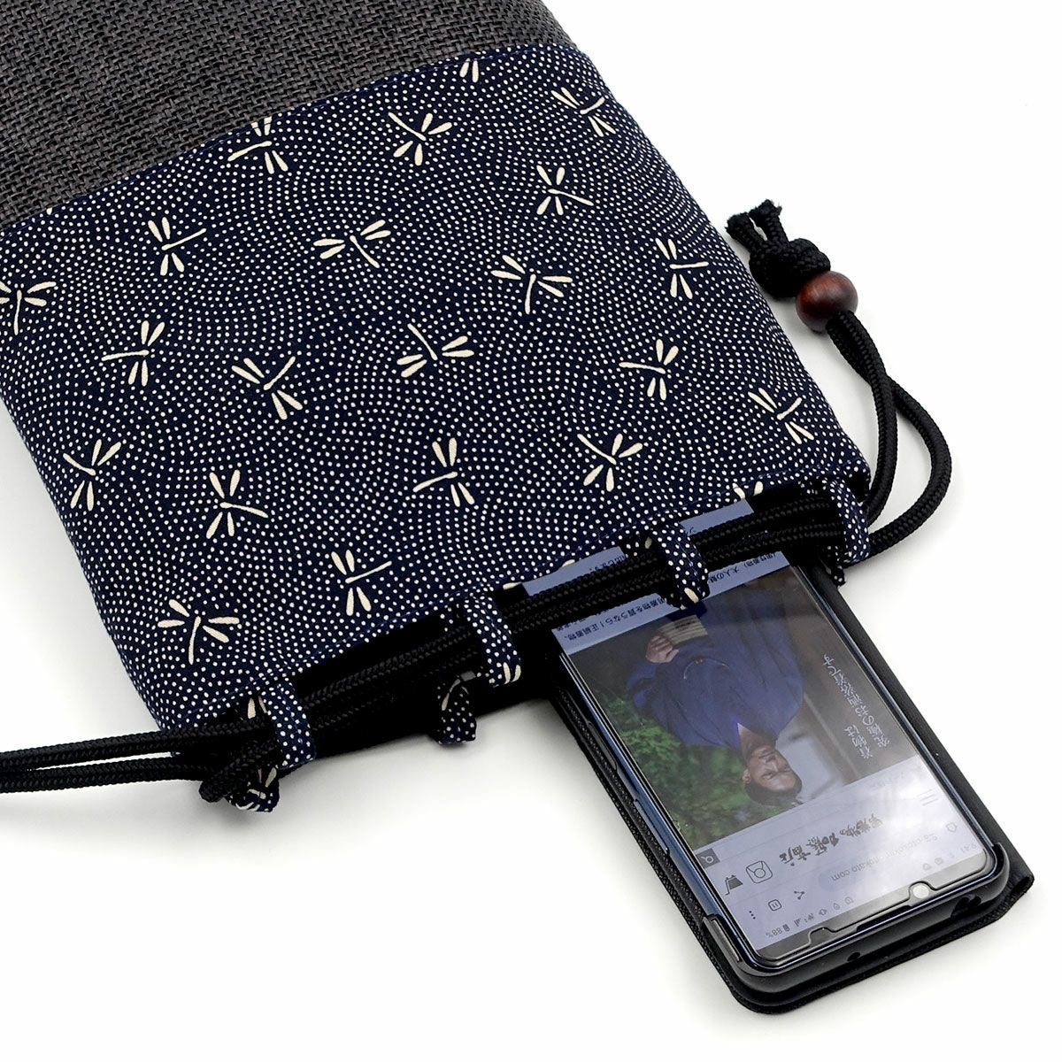 信玄袋/和装バッグ/着物・浴衣バッグ/日本産