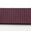 角帯 正絹 博多織物 縞 ボルドー