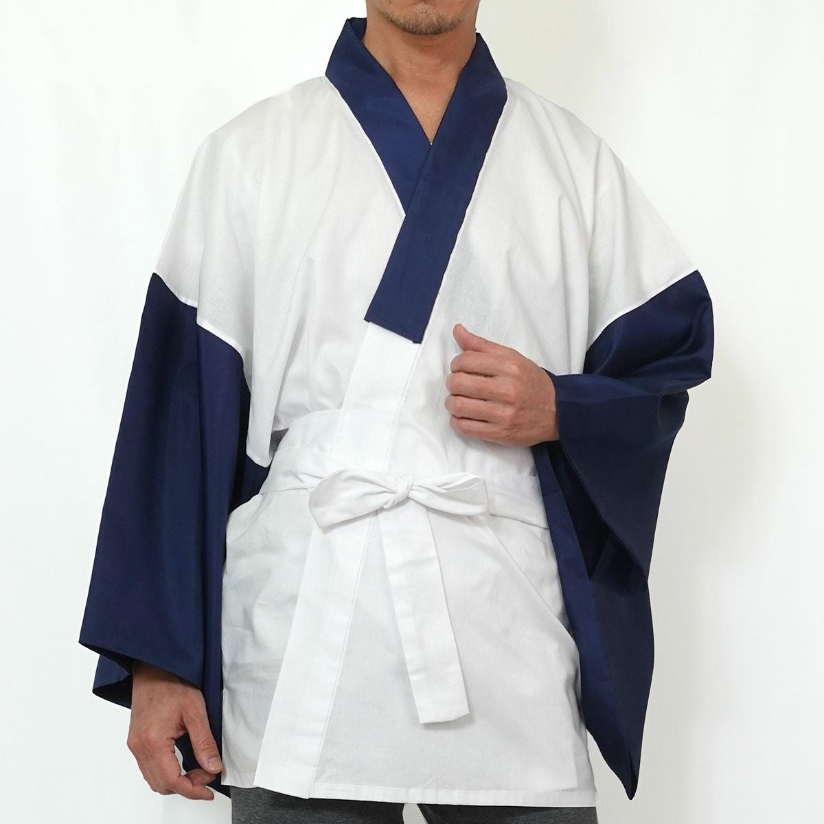 半襦袢 メンズ 洗える 紺 160cm～165cm位対応 | 男着物の加藤商店《公式》