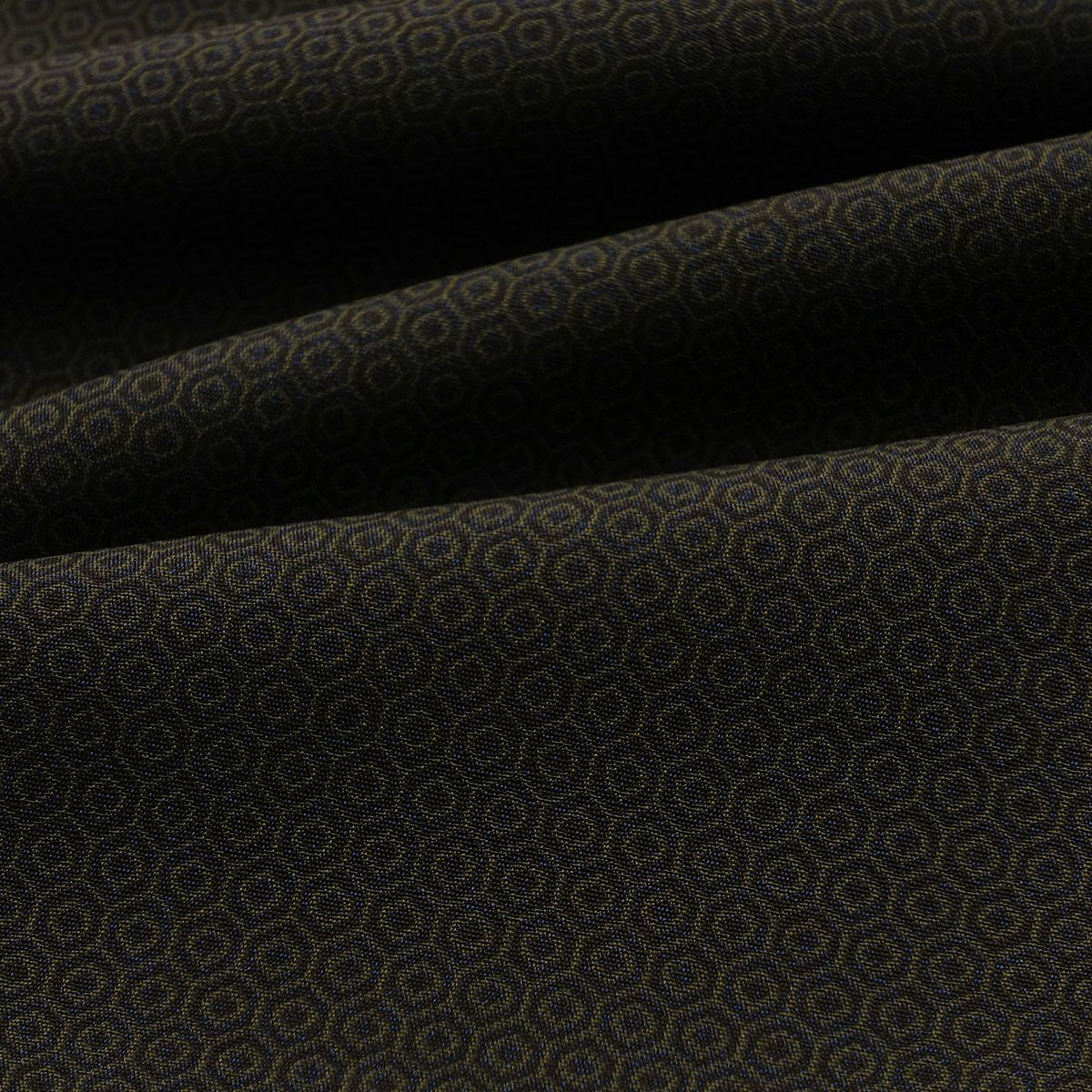 正絹袴 男袴 亀甲 仕立てオーダー 焦げ茶 アウトレット