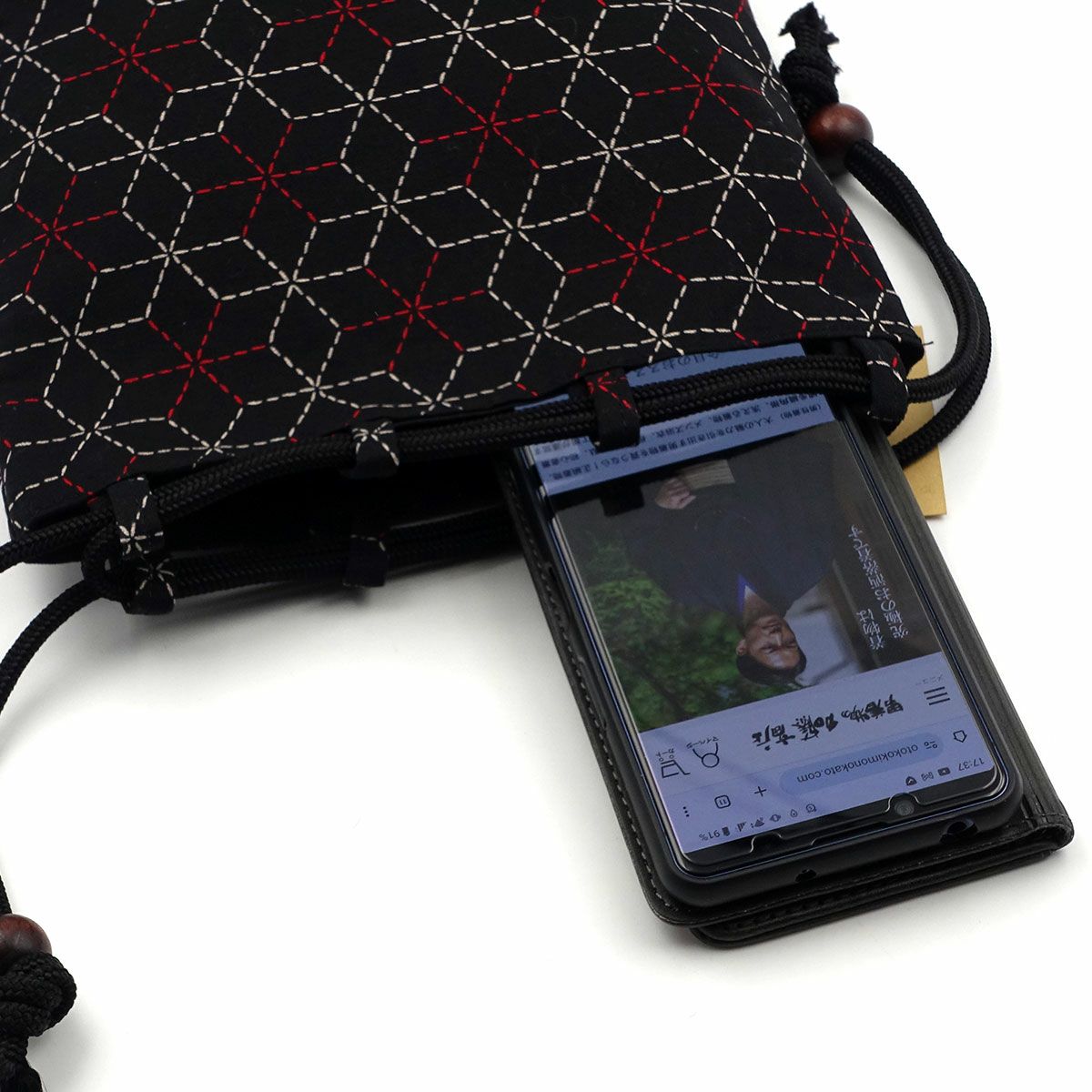 信玄袋/和装バッグ/着物・浴衣バッグ/日本産