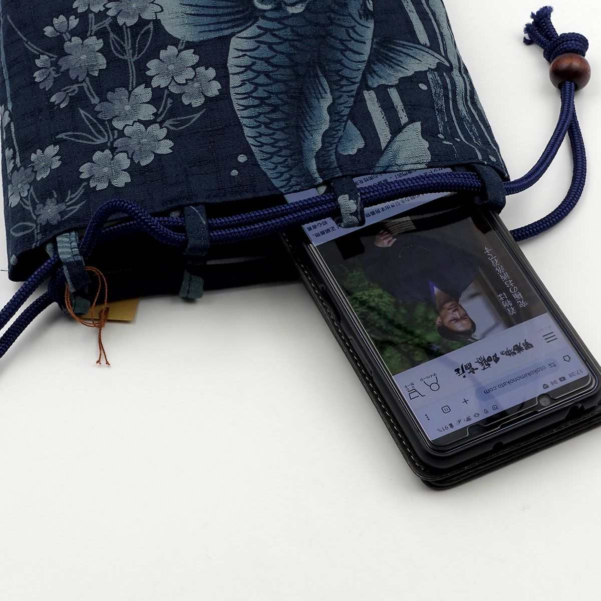 信玄袋/和装バッグ/着物・浴衣バッグ/日本産