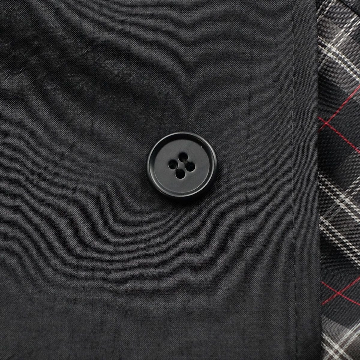 コート メンズ 角袖 和装コート はっ水 黒 Lサイズ 日本製