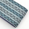 角帯 ペイズリー風 青