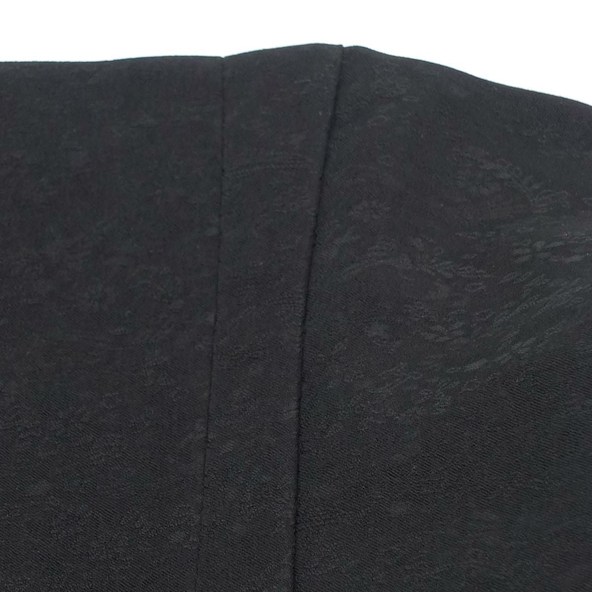 男羽織 洗える 袷 ちりめん無地