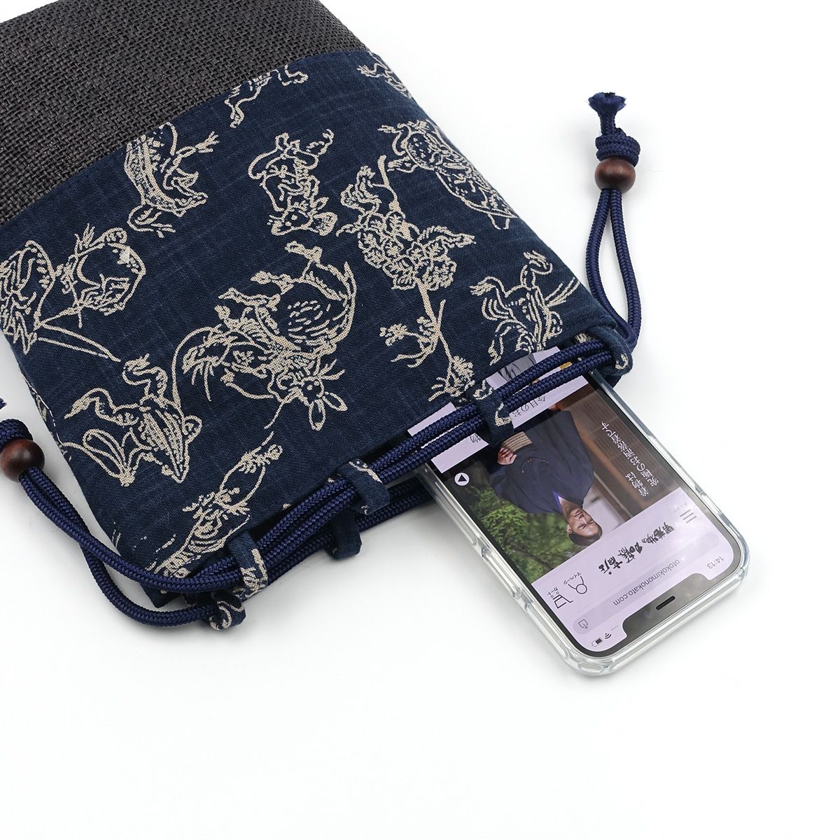 信玄袋/和装バッグ/着物・浴衣バッグ/日本産