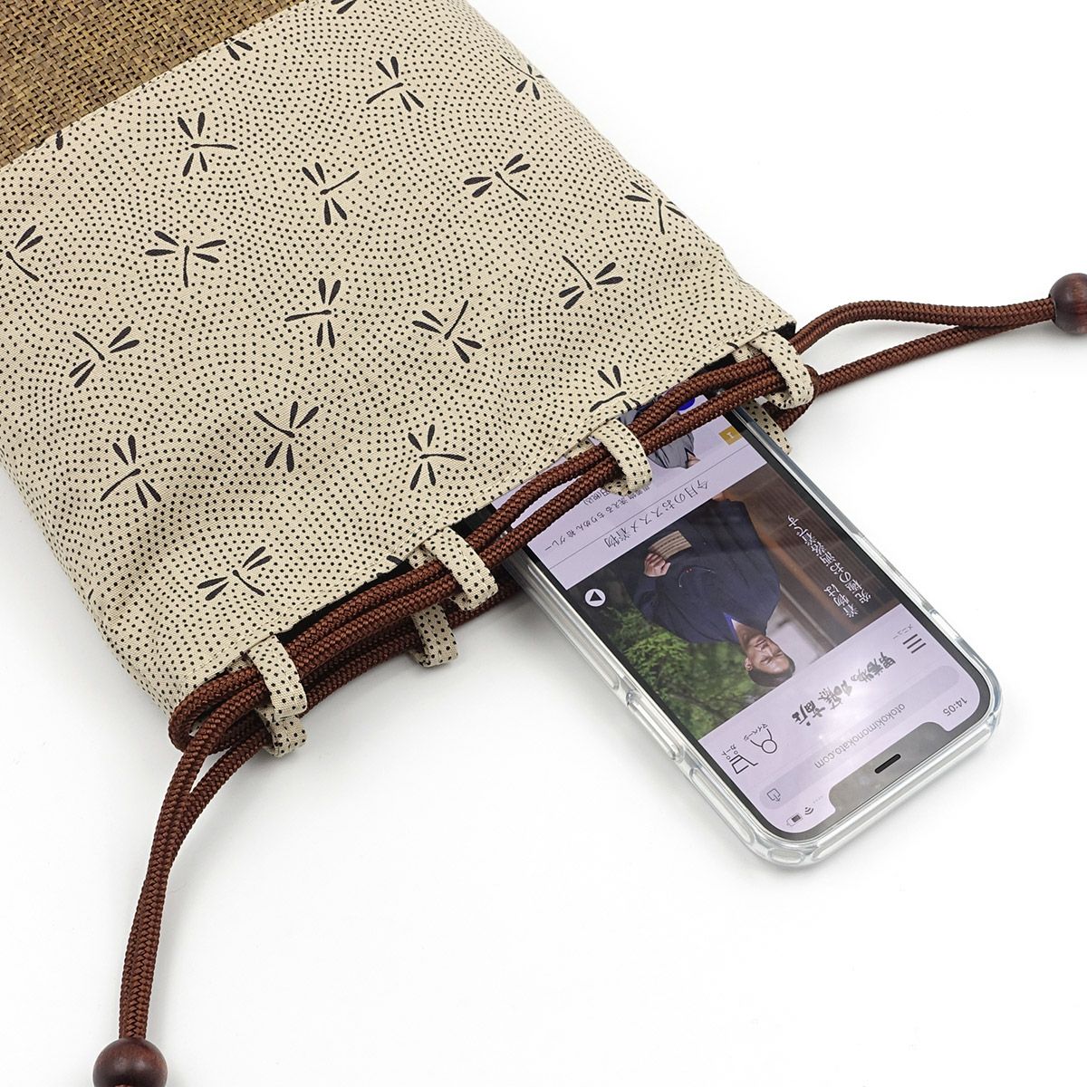 信玄袋/和装バッグ/着物・浴衣バッグ/日本産