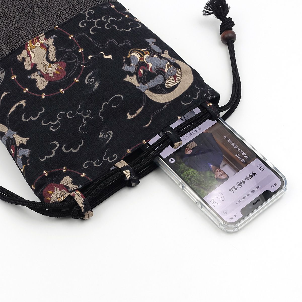 信玄袋/和装バッグ/着物・浴衣バッグ/日本産