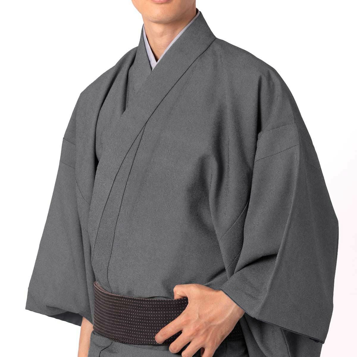 仕立てオーダー着物(もしくは羽織) 洗える着物 江戸小紋 鮫小紋 黒 S