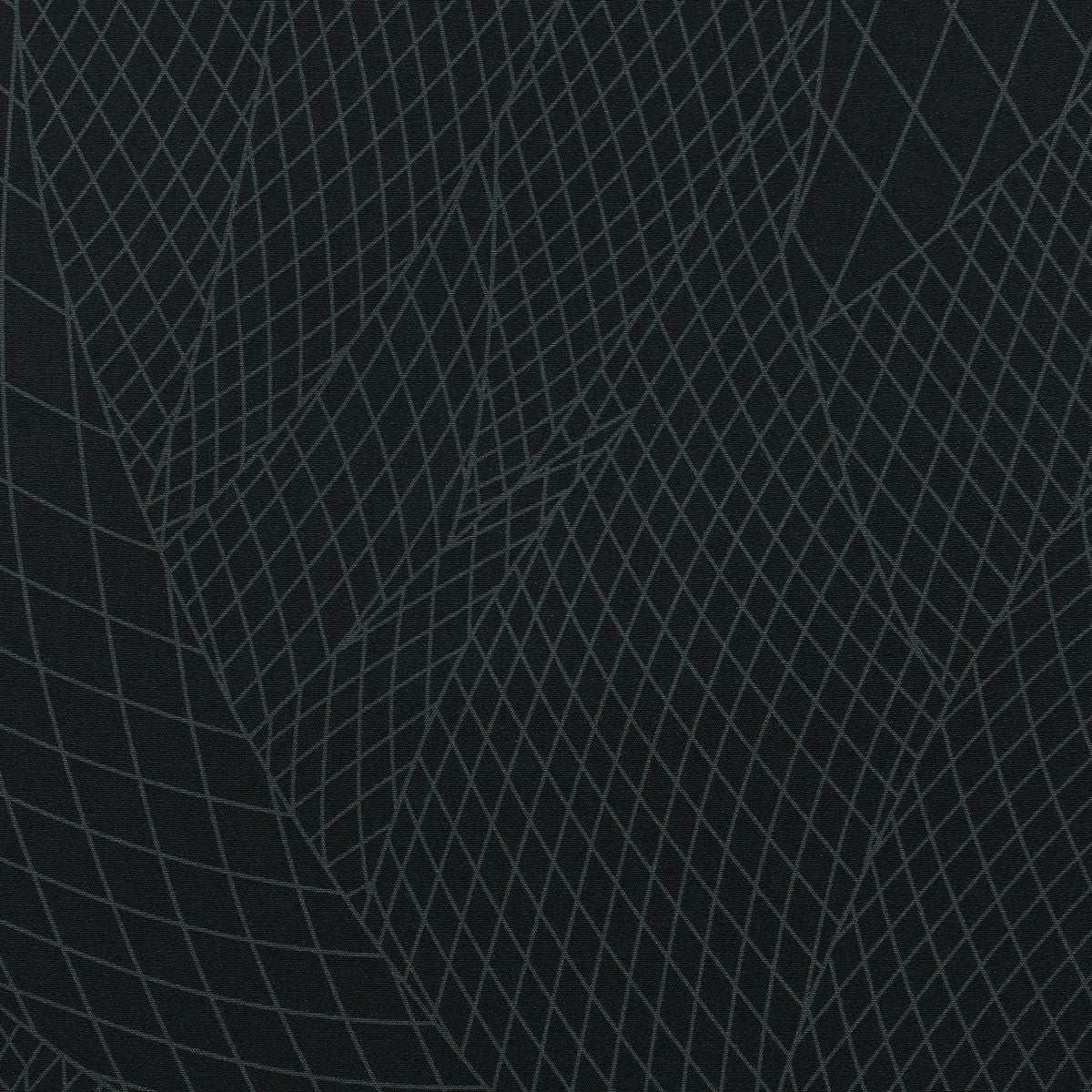 仕立てオーダー着物(もしくは羽織) 洗える着物 小紋 幾何学模様 焦げ茶