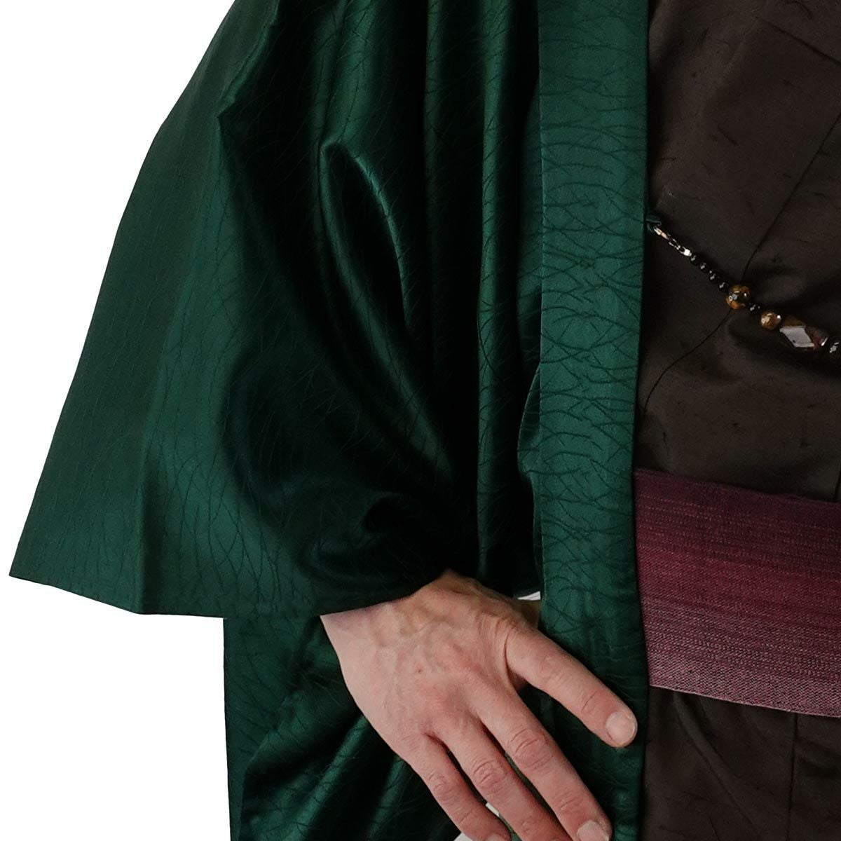 男羽織 正絹 袷 紋意匠