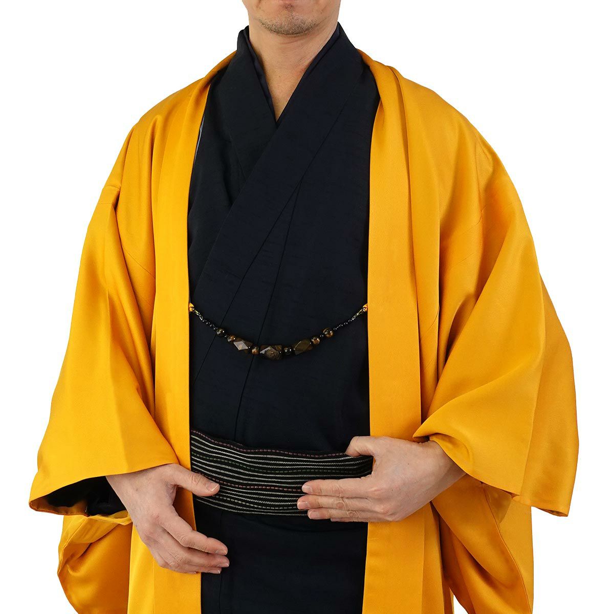 男羽織 正絹 袷 紋意匠