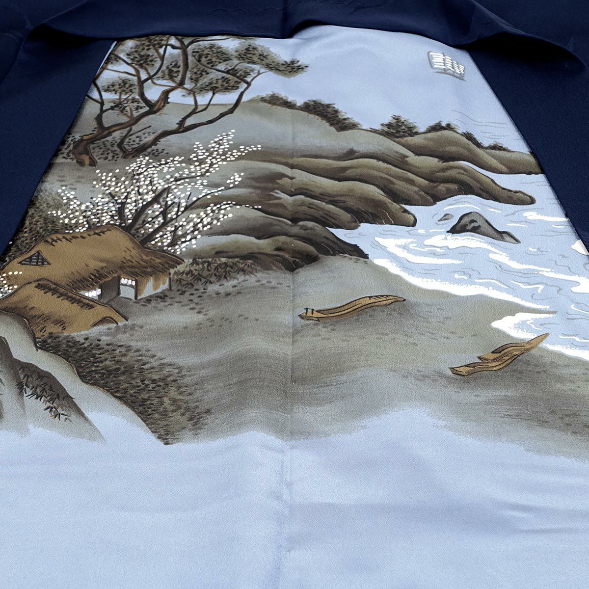 男羽織 正絹 袷 紋意匠