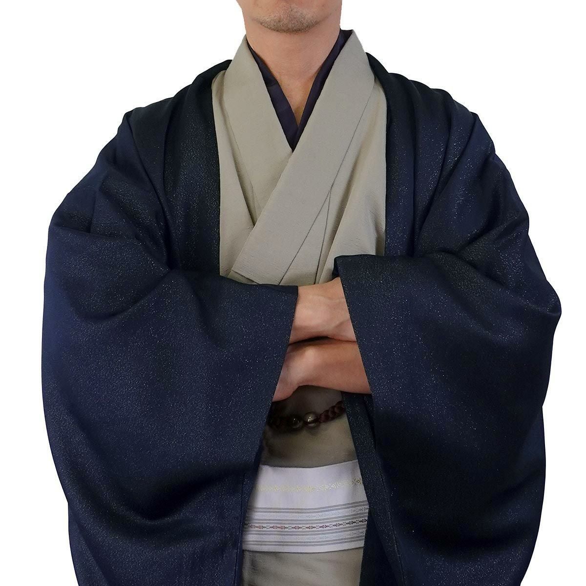 男羽織 正絹 袷 紋意匠