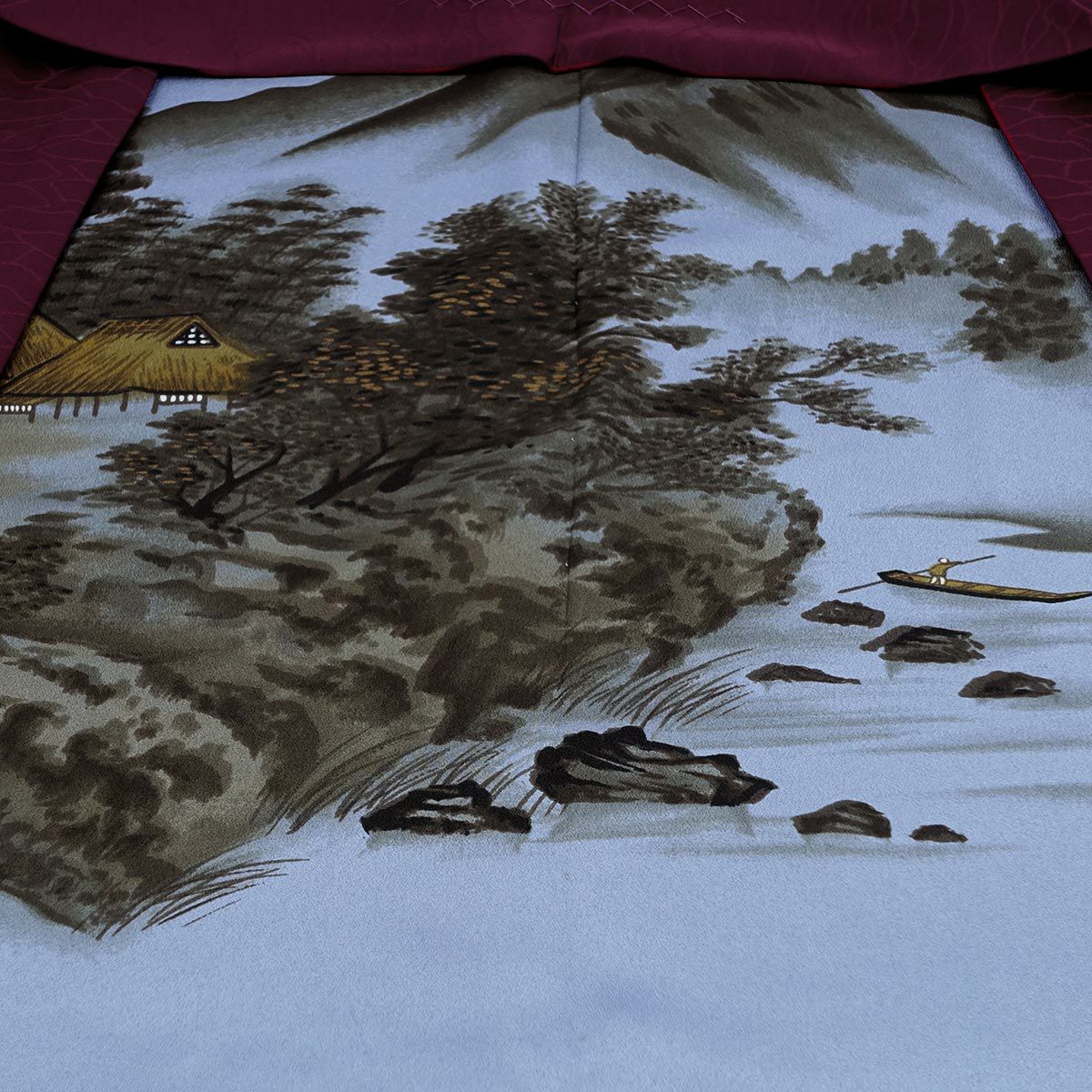 男羽織 正絹 袷 紋意匠