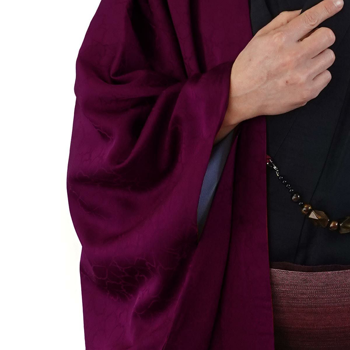 男羽織 正絹 袷 紋意匠