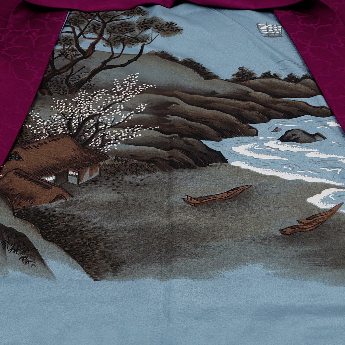 男羽織 正絹 袷 紋意匠