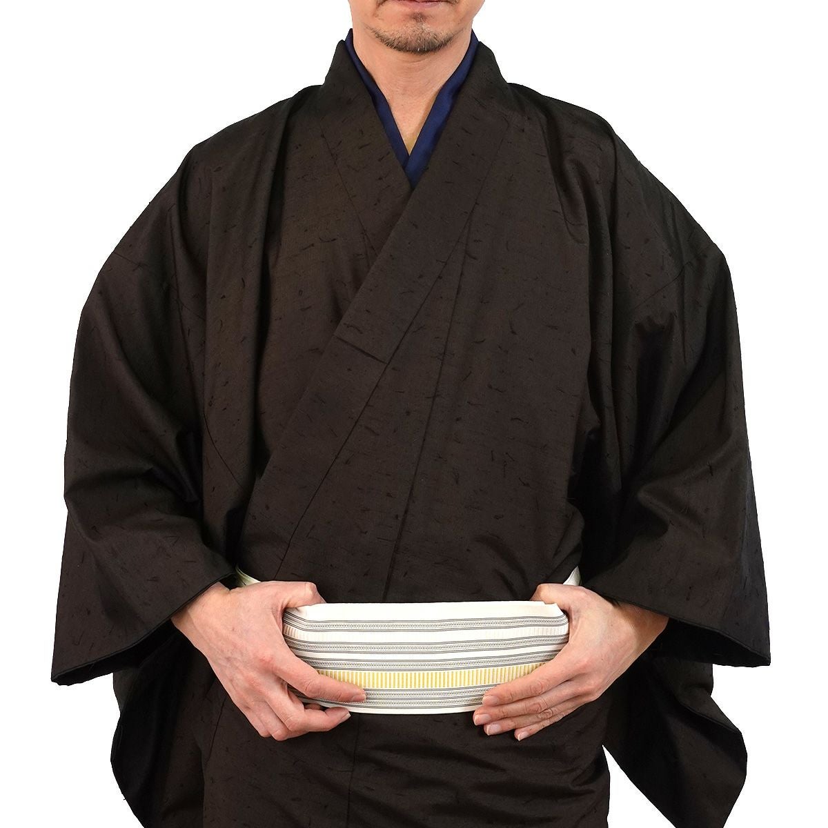 正絹男着物