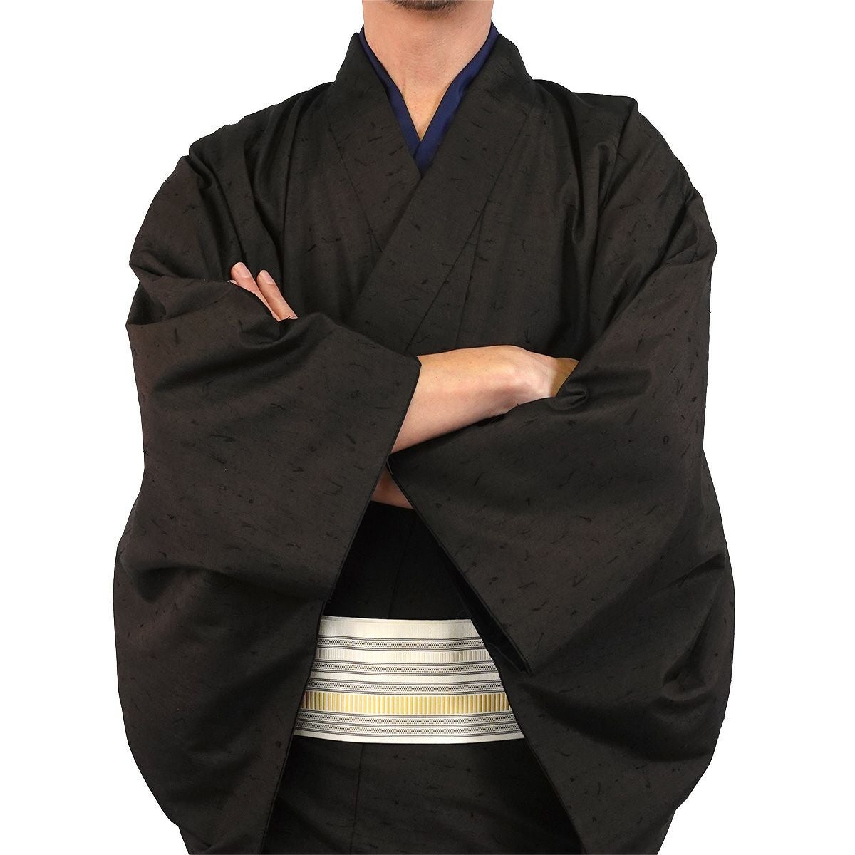 正絹男着物