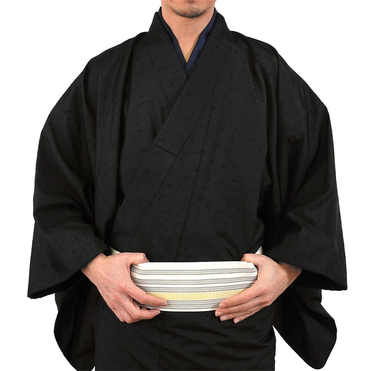 正絹男着物