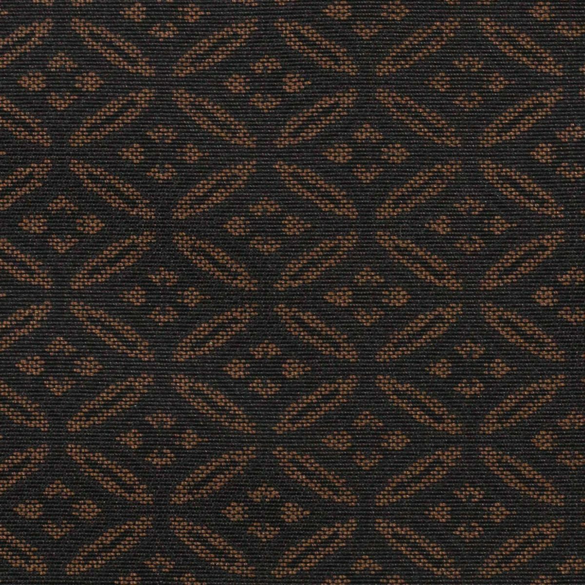 男着物 正絹 西陣 お召し 焦げ茶七宝 袷