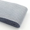 角帯 綿 ジャガード ドット柄 ホワイト×ブルー