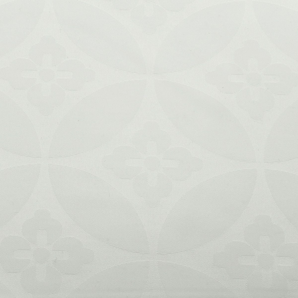 仕立てオーダー着物(もしくは羽織) ちりめん 洗える着物 小紋 テイジン 七宝大 オフホワイト