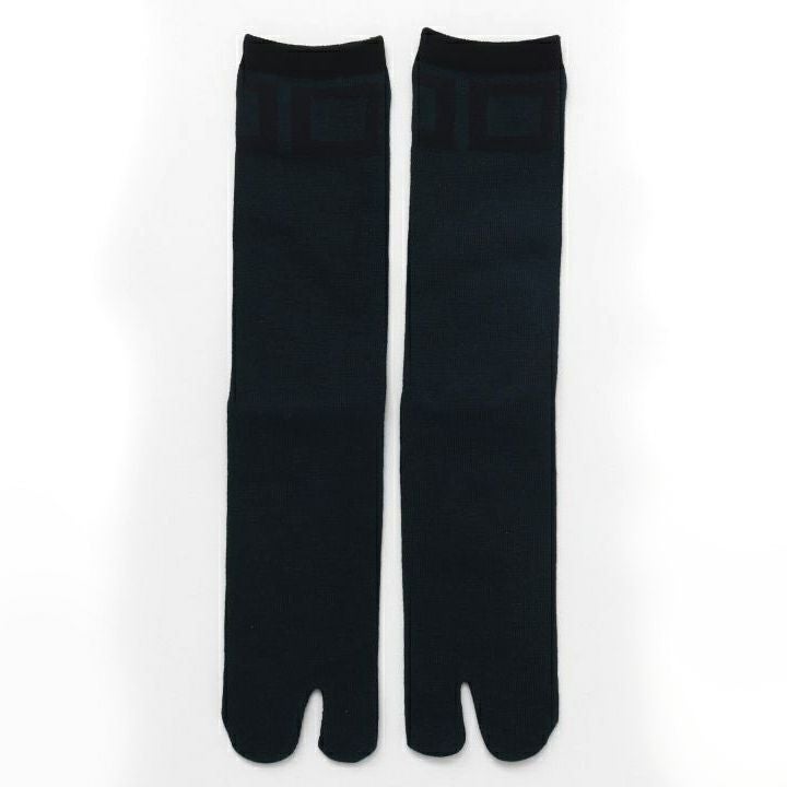 足袋ソックス 火消し風 中丈 深緑