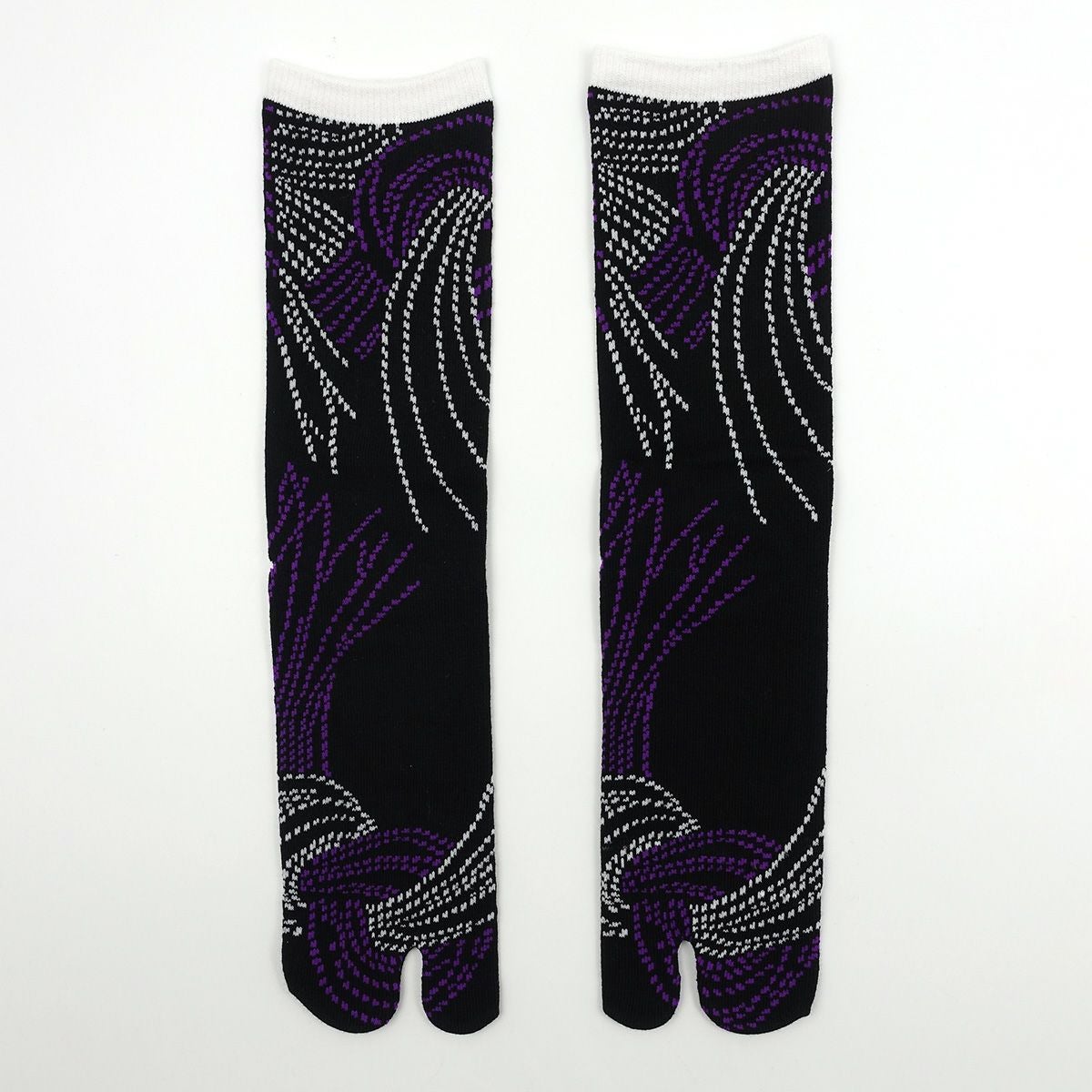 足袋ソックス 縄 中丈 黒