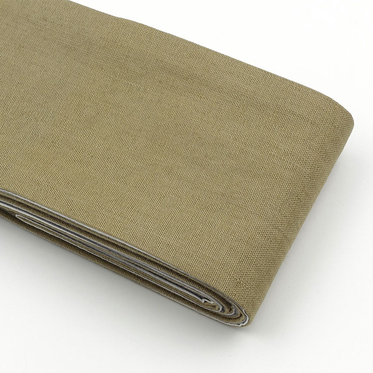 角帯 麻 縞 茶