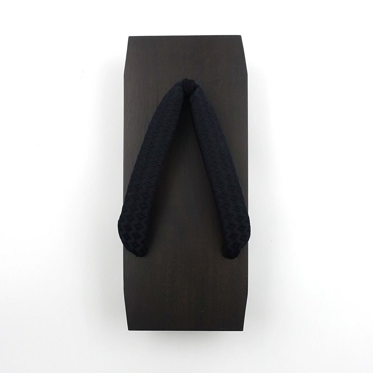 桐下駄 男物 二枚歯 ジャガード織 紺