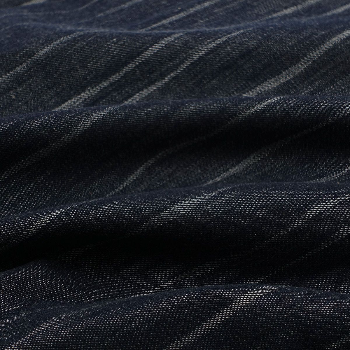 デニム着物 岡山デニム メンズ 単衣 変わり縞