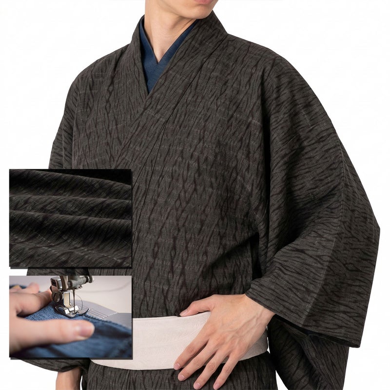 男着物 越後片貝木綿 仕立てオーダー