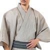 メンズ浴衣 しじら綿麻