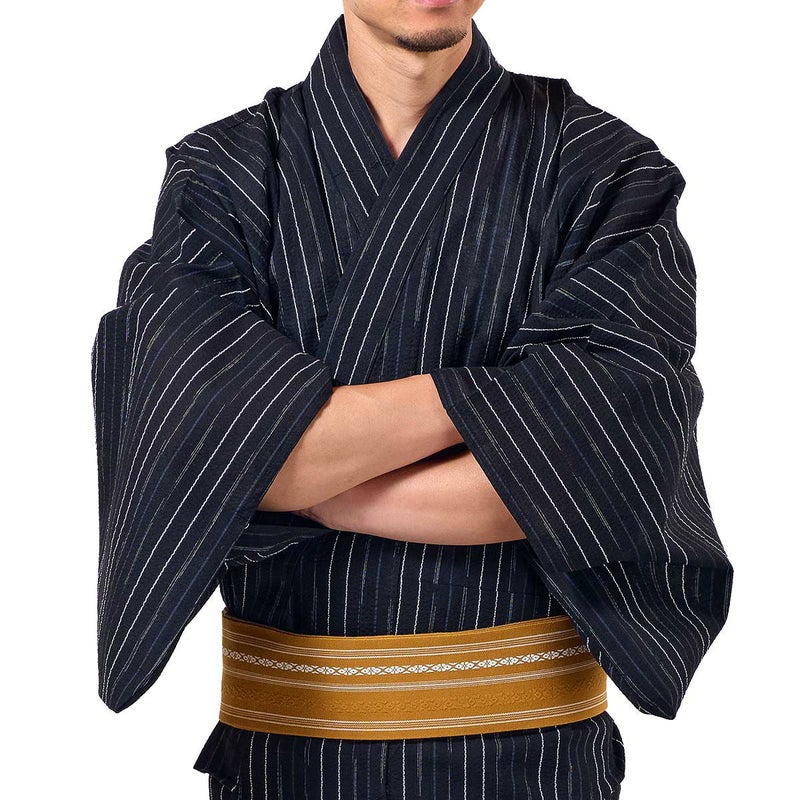 メンズ浴衣 しじら綿麻