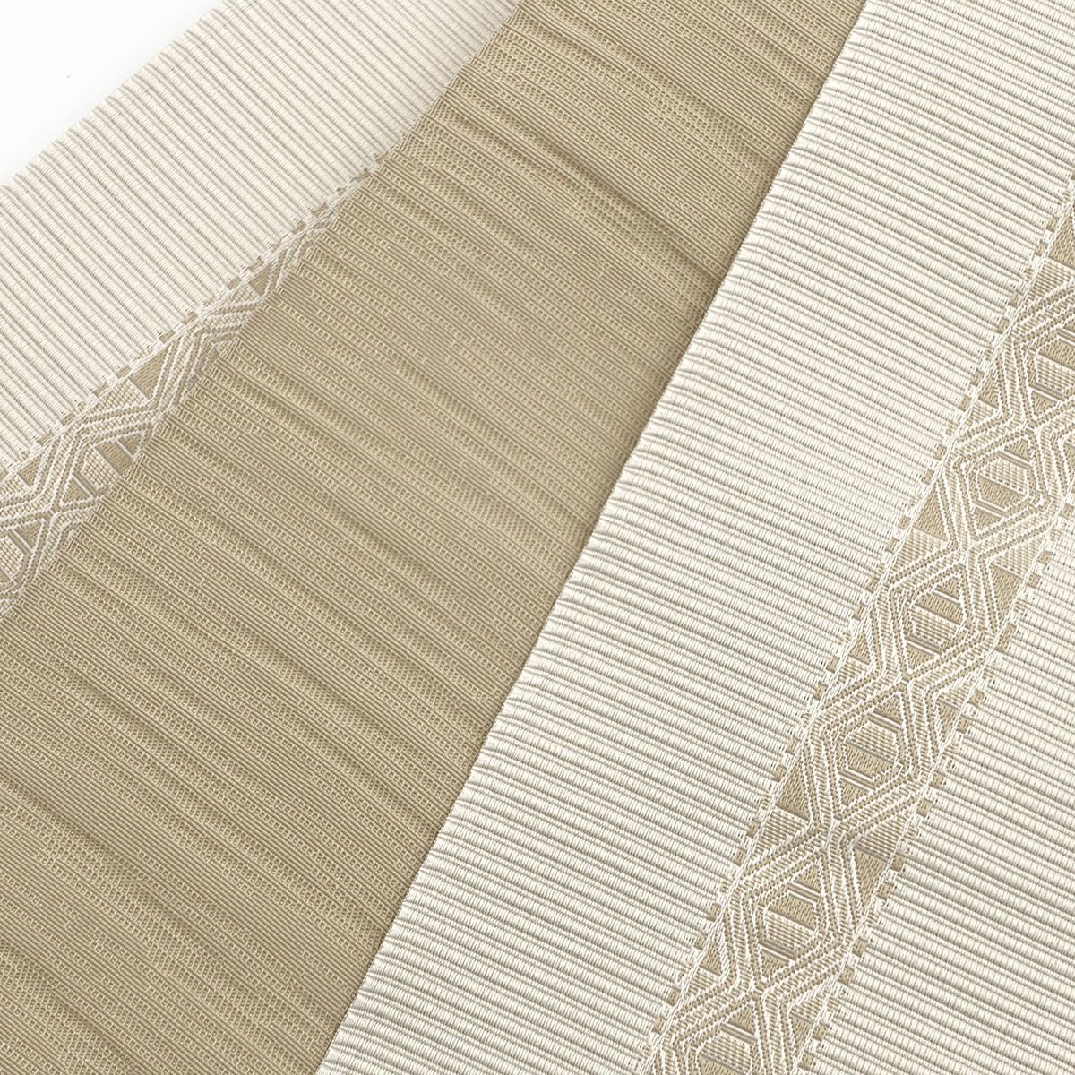 角帯 菱 生成×クリーム