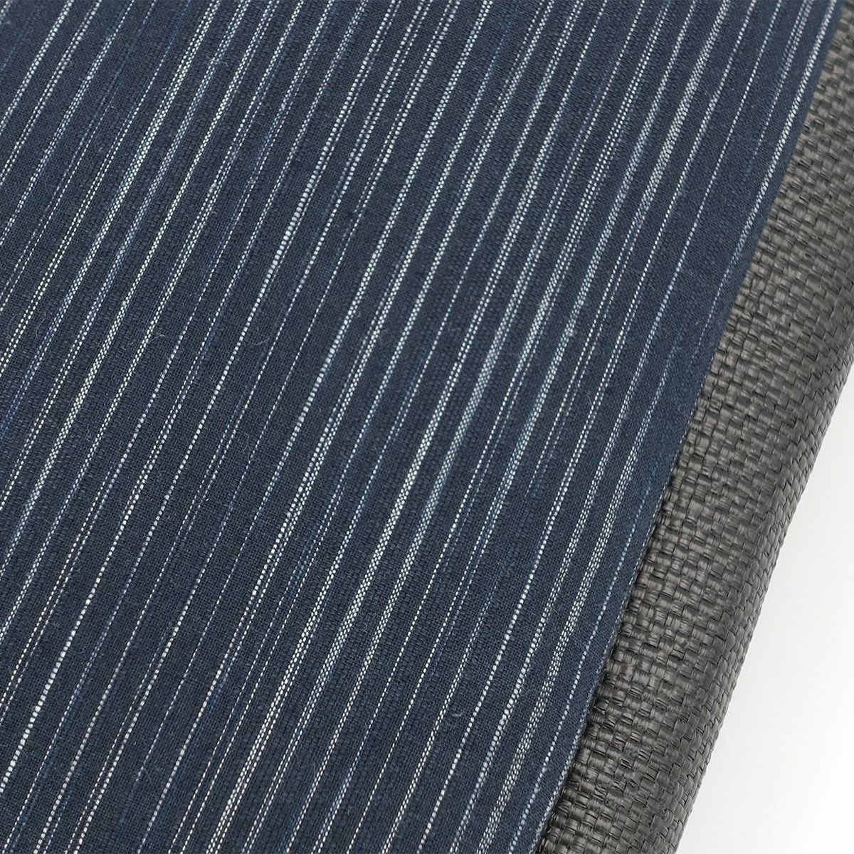 巾着袋 信玄袋 縞 紺