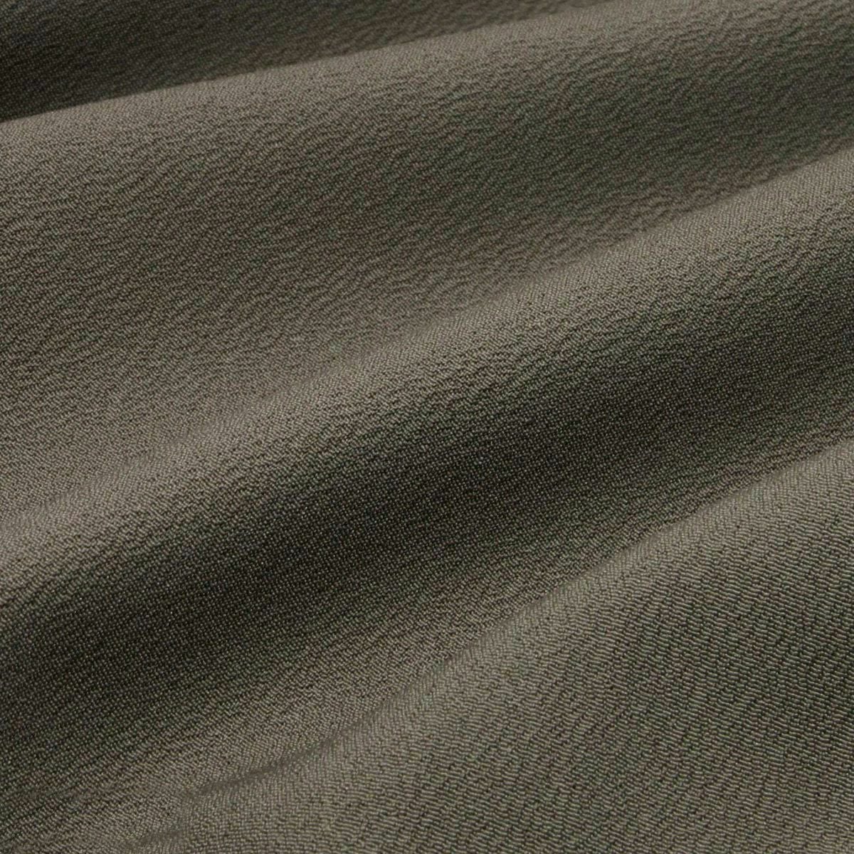 仕立てオーダー着物(もしくは羽織) 洗える着物 ちりめん 淡茶