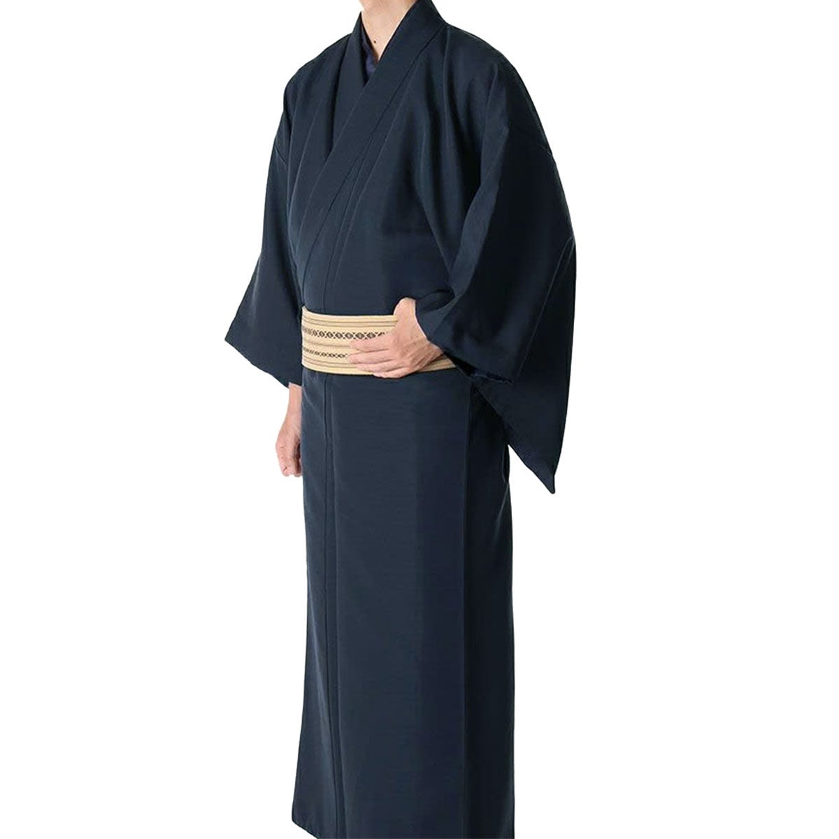 仕立てオーダー着物(もしくは羽織) 洗える着物 紬 黒紺