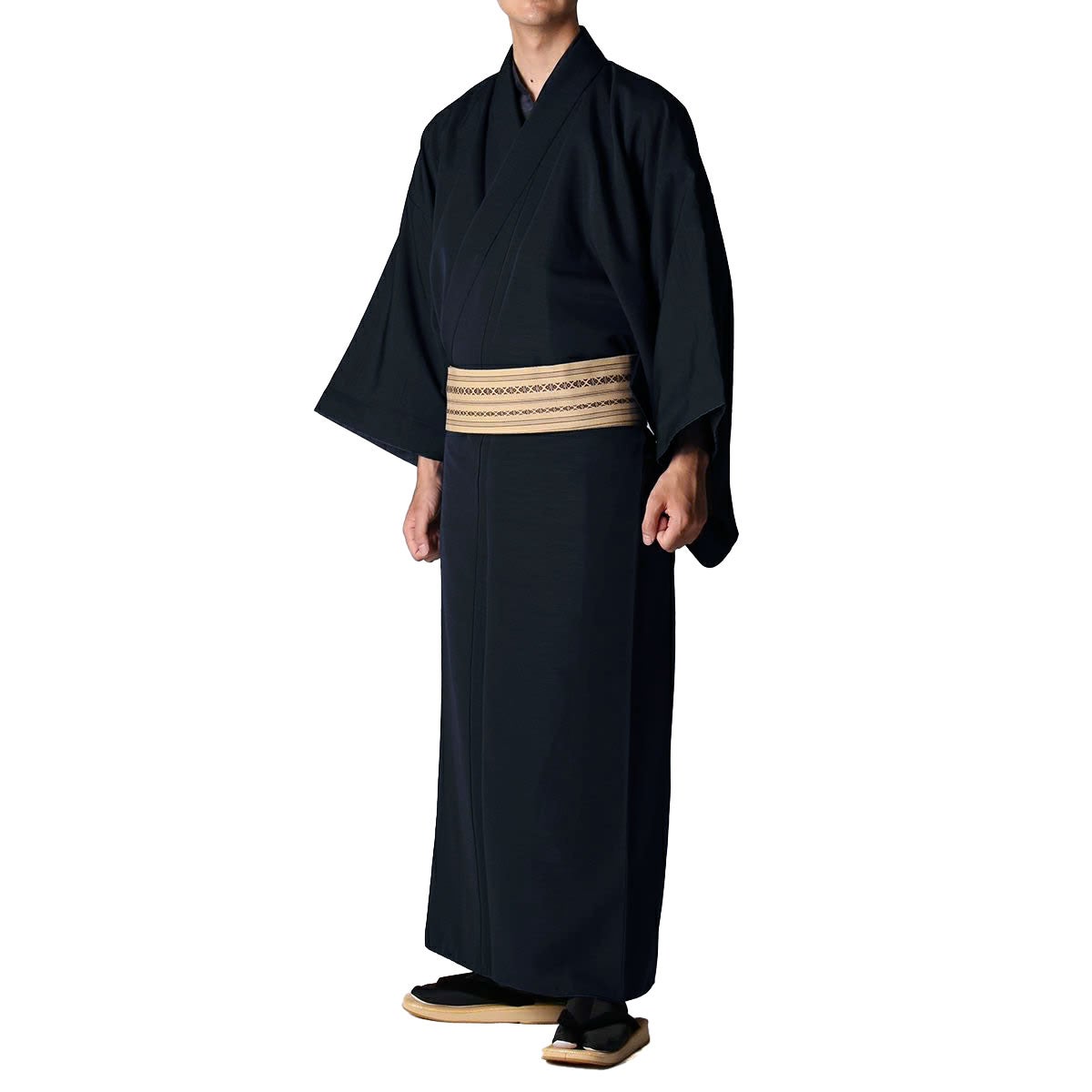 仕立てオーダー着物(もしくは羽織) 洗える着物 紬 黒