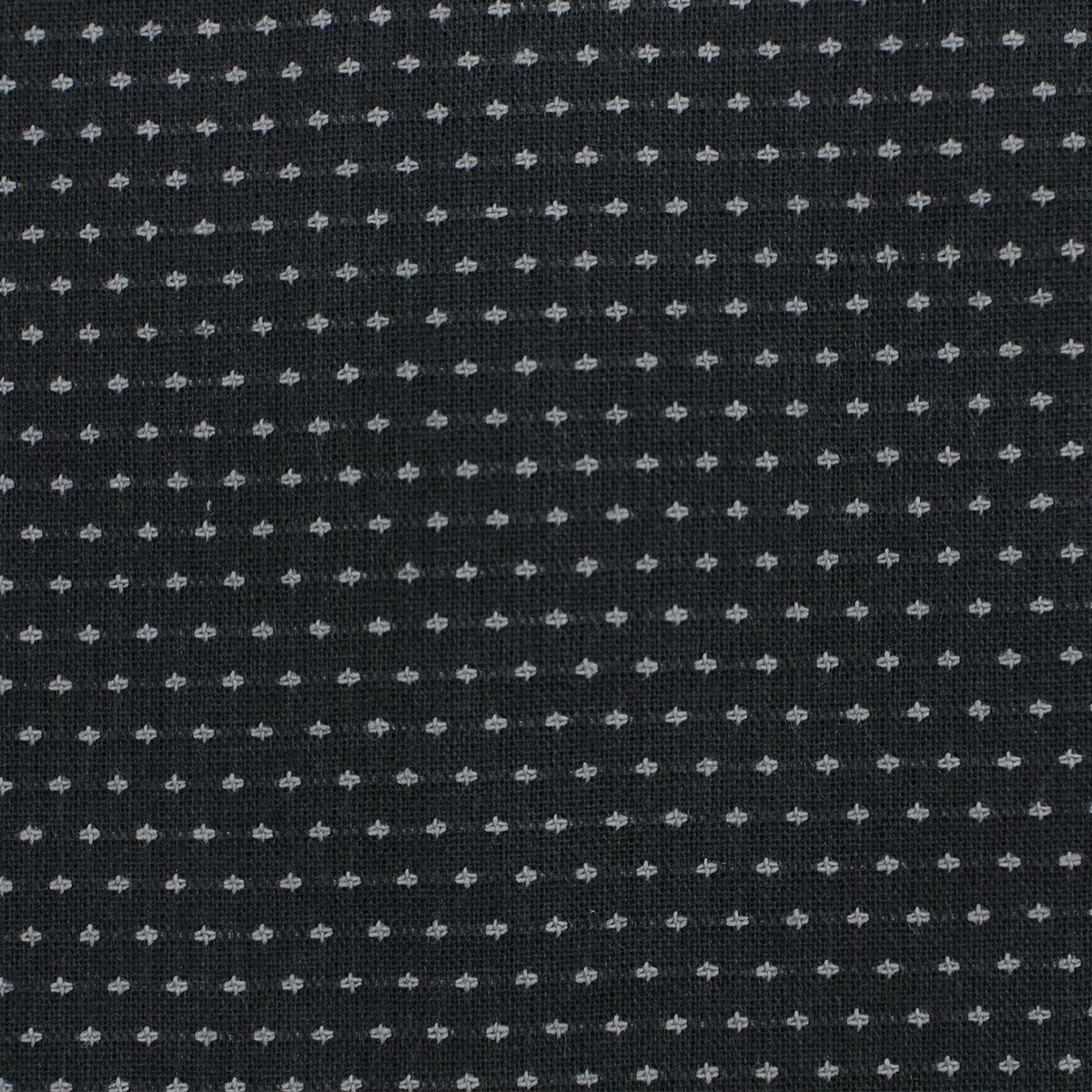 木綿着物 メンズ 単衣 水玉 グレー