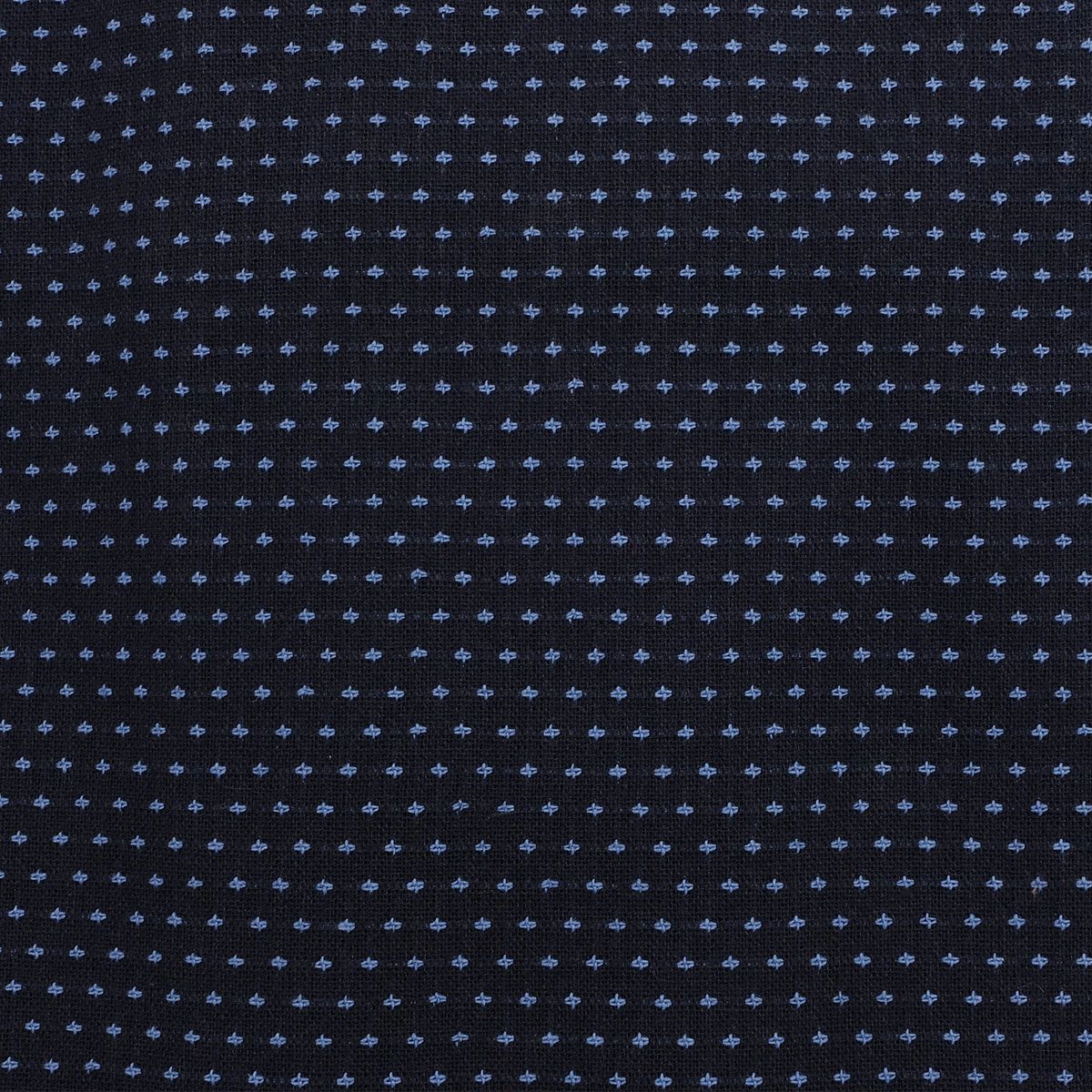 木綿着物 メンズ 単衣 水玉 紺