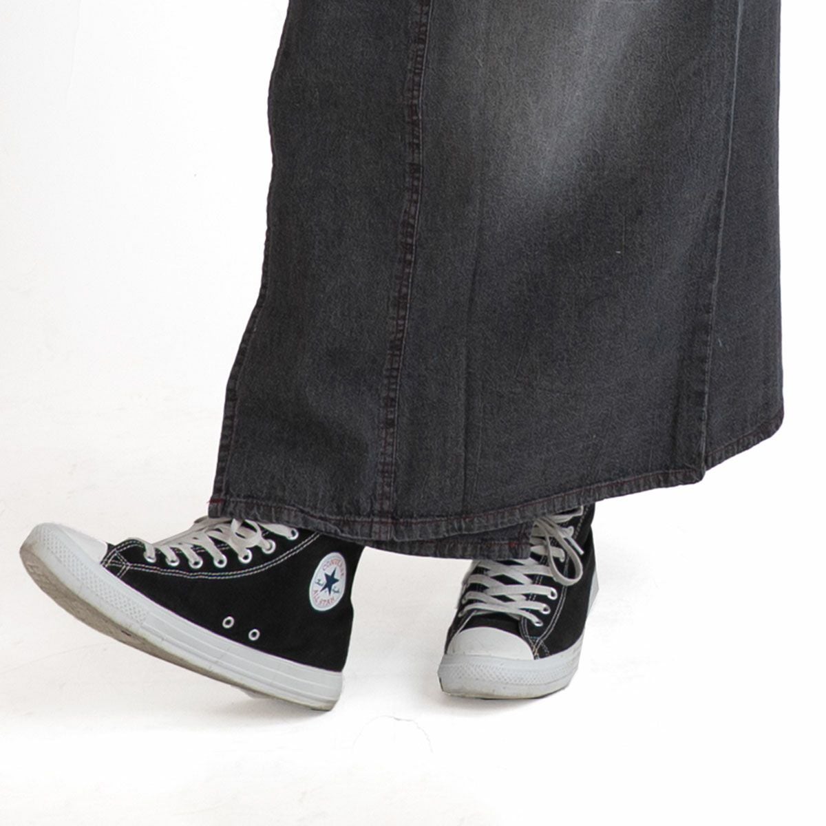 デニム着物 メンズ 単衣 B 黒