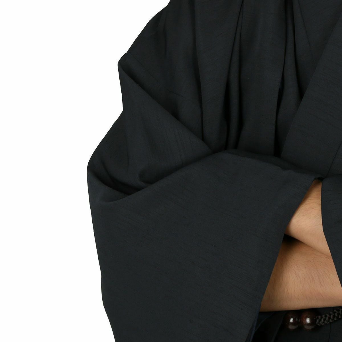 男羽織 洗える 黒色