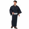 メンズ浴衣 しじら 綿麻 作り帯セット