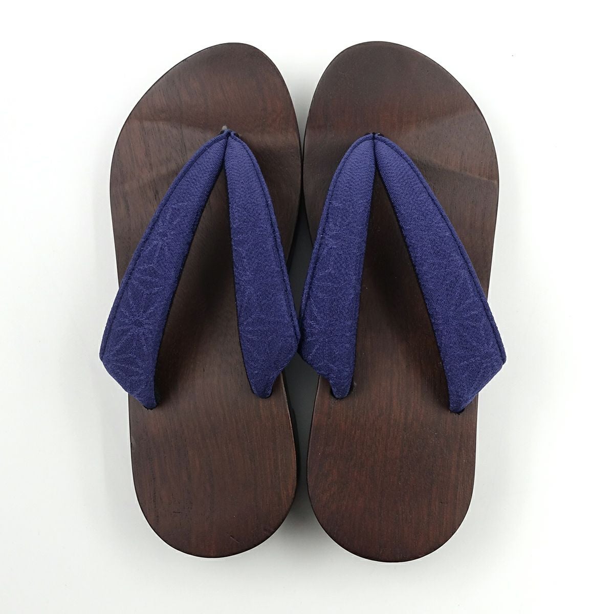 桐下駄 25cm～27cm位まで対応 ピドヒール型台 青